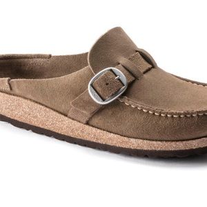 Birkenstock Buckley Suede Leather Clogs Size 40